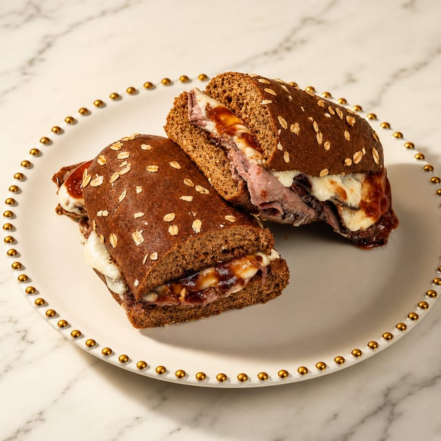 Hot Mess Sandwich.