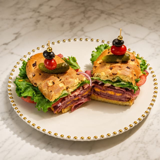 The Classic Stack Sandwich.